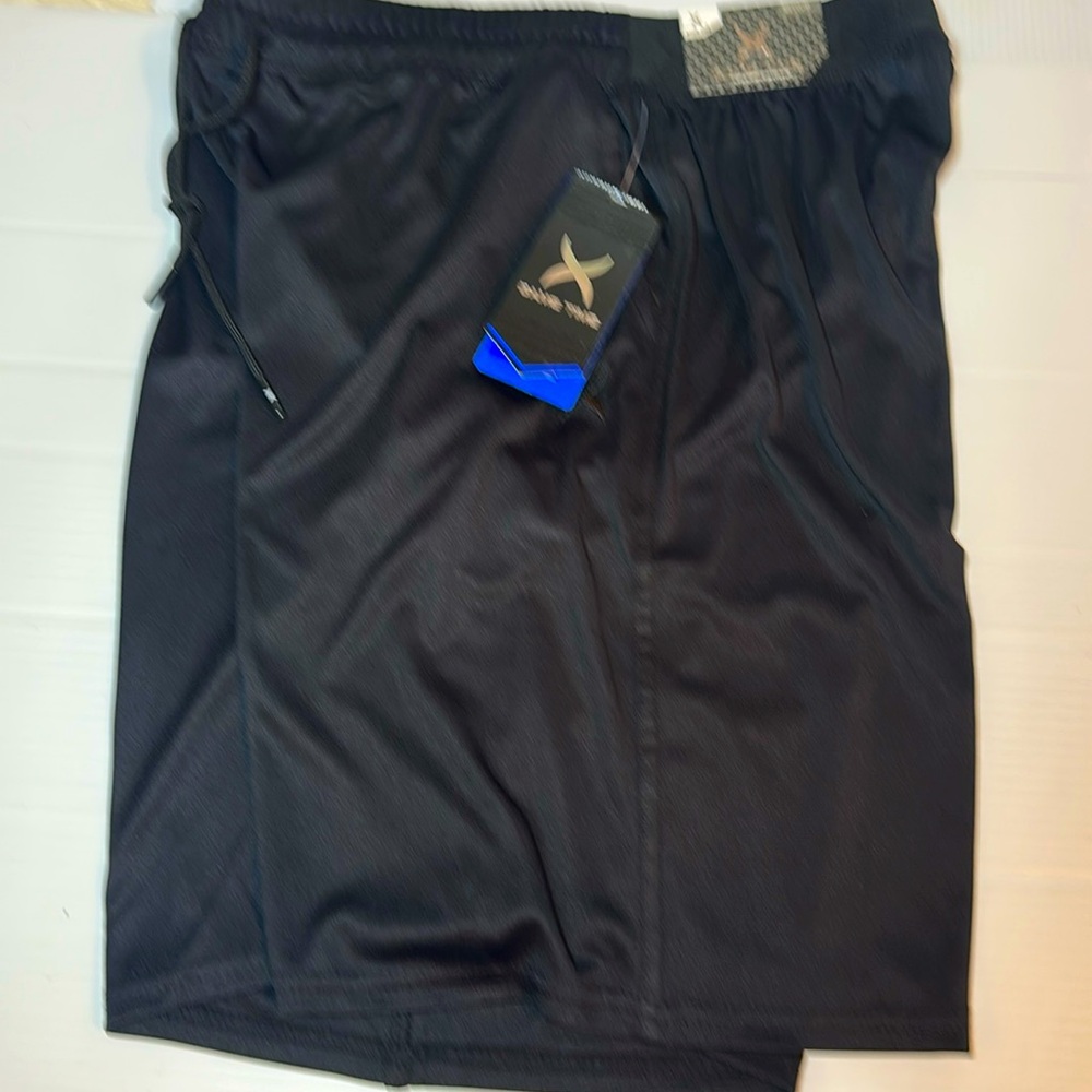 Game Time Active Rapid Dry Tech Black Shorts - Med 32-35 waist NWT - Picture 3 of 11